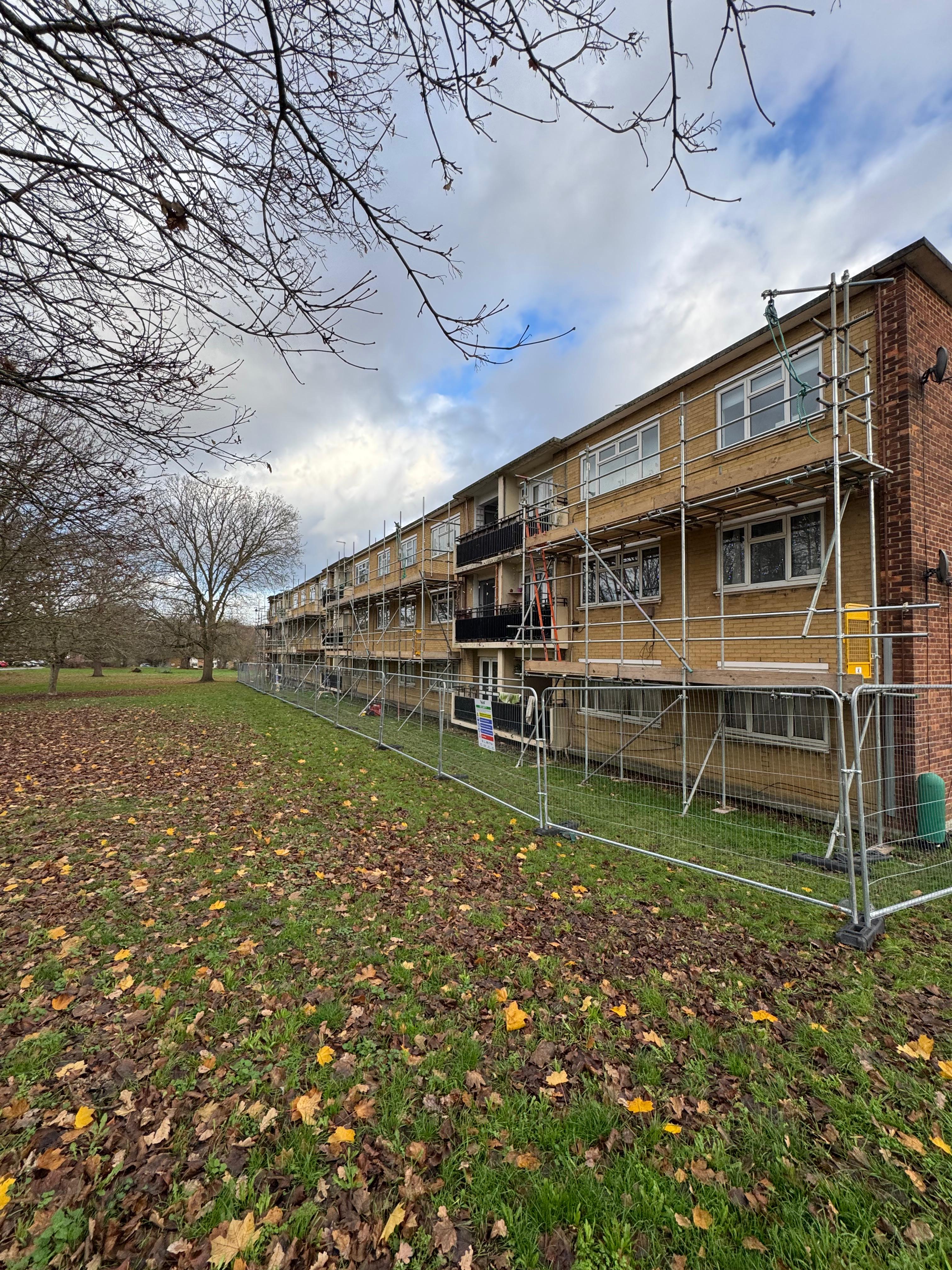 Movement Joint Scaffolding Harlow Essex.Jpg