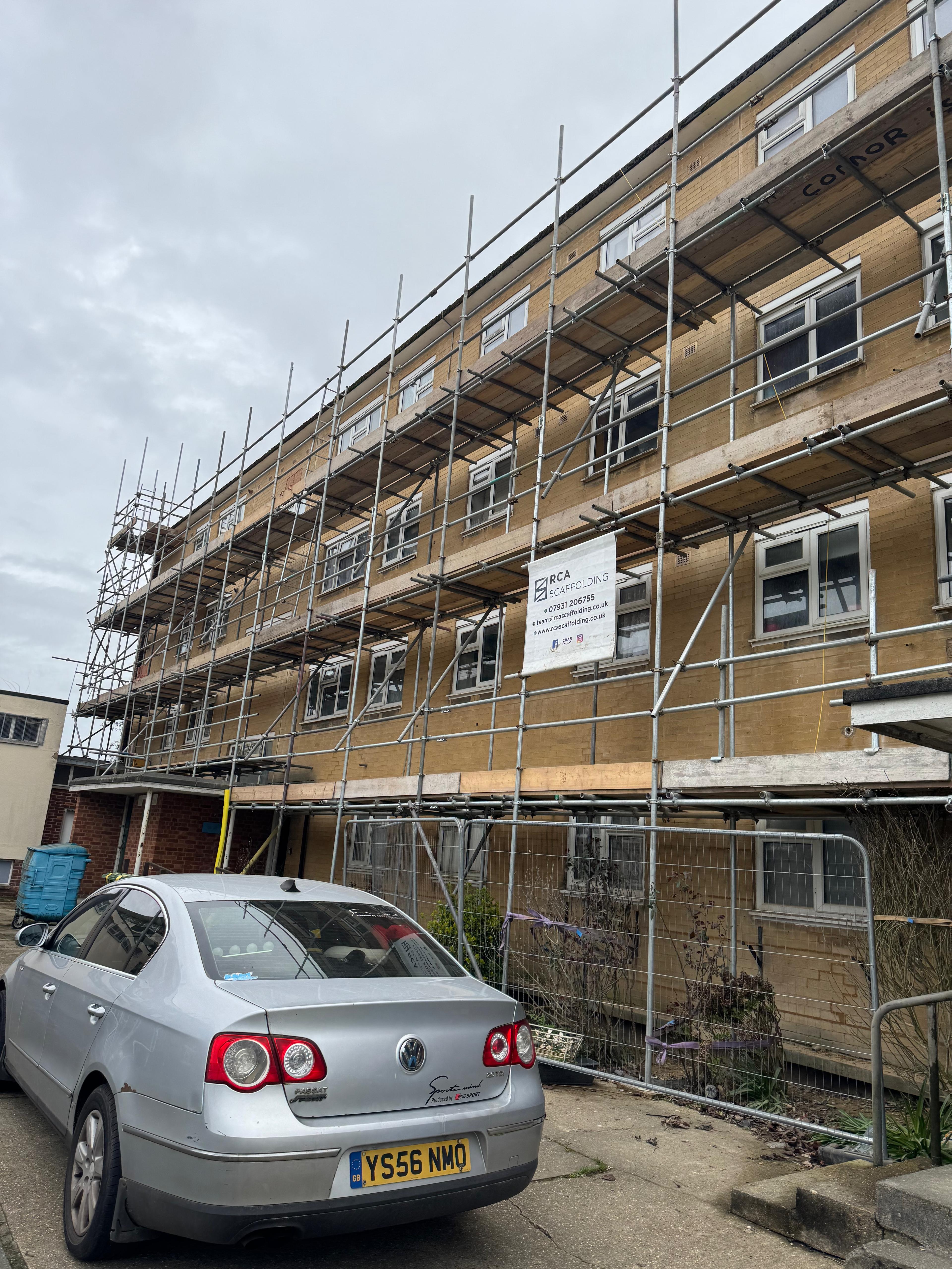 Scaffolding Access For Movement Joints Harlow.Jpg