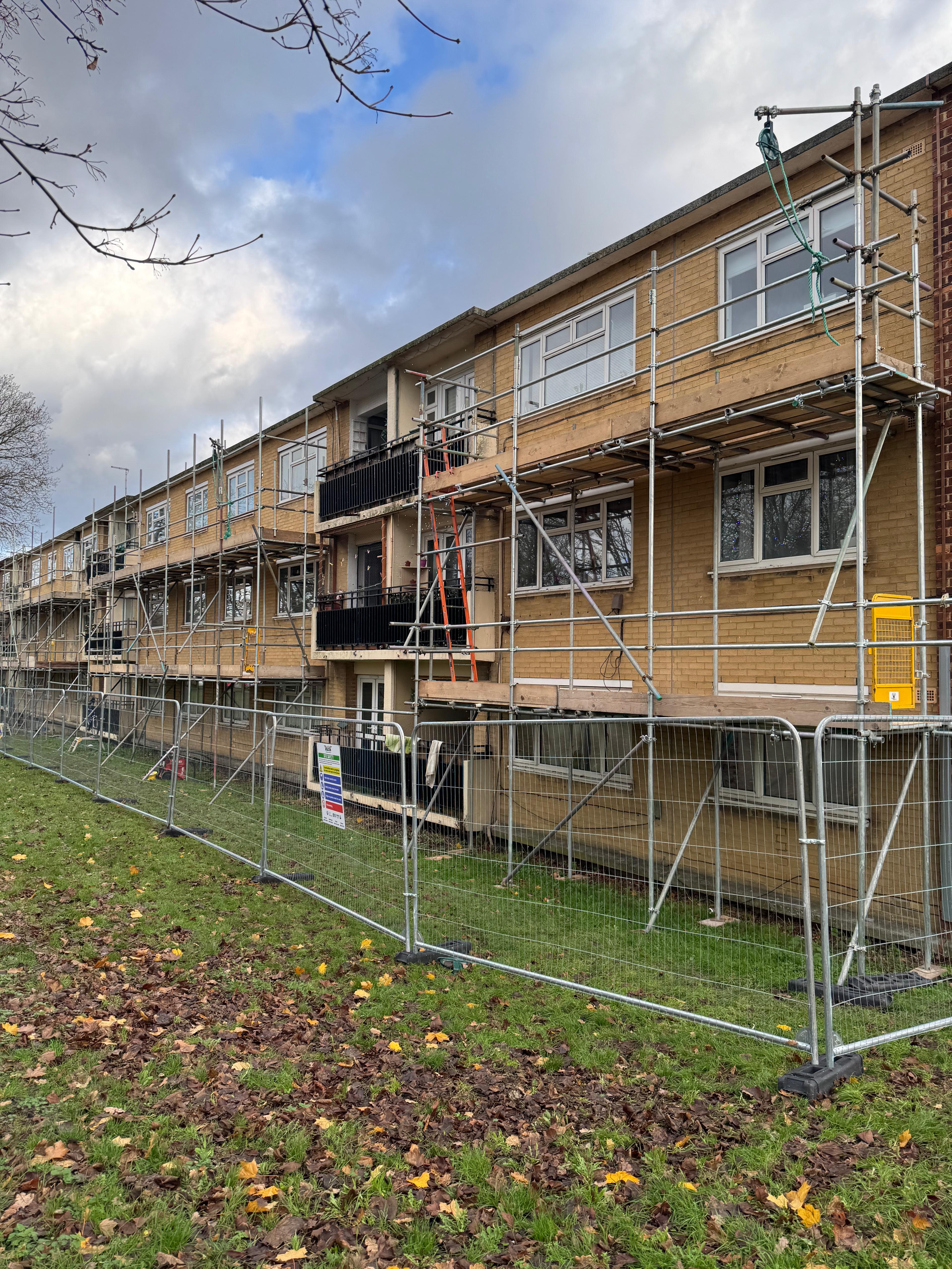 Temporary Scaffolding Structure Harlow Project.Jpg